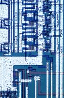 Microscopical images of electronic circuits