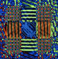 Unknown patterns, possibly related to interference.