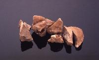 Photographs of rocks used in an experiment by a PhD student, Yiannis, looking into dating pyramids.