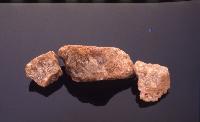 Photographs of rocks used in an experiment by a PhD student, Yiannis, looking into dating pyramids.