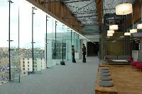 A set of photographs of the interior of the Dugald Stewart Building - the new informatics forum.  8 images.