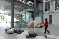 A set of photographs of the interior of the Dugald Stewart Building - the new informatics forum.  8 images.