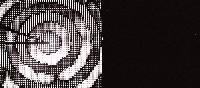 Screenshots of computer generated images, possibly on a LED screen.