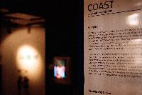 A set of images of Peter Tuffy's "Coast - A Visual Exploration" display at Sensations in Dundee.