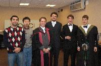 A set of photos from an EPCC graduation party.  Contains Dr. Judy Hardy, Dr. Fiona J L Reid, Dr Alan Gray, Dr Joachim Hein, Dr. David Henty, Dr. Alan Simpson, Professor Arthur Trew.