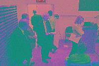 A selection of photos from the e-Science centre opening.