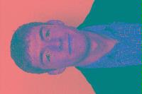 Photographs of unknown 3rd year physics students, possibly taken around 2002.