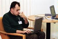 A selection of photographs from the National e-Science Conference in January 2002.