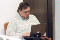 A selection of photographs from the National e-Science Conference in January 2002.