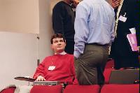 A selection of photographs from the National e-Science Conference in January 2002.