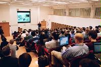 A selection of photographs from the National e-Science Conference in January 2002.