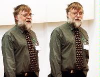 A selection of photographs from the National e-Science Conference in January 2002.