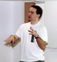 A selection of photographs from the National e-Science Conference in January 2002.