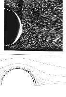 A collection of photographs from some fluid dynamics experiments, possibly belonging to Dr Francis Barnes. (Swirls, vortex, vortices)