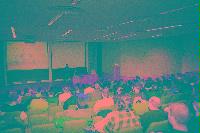 A collection of photographs from the NeSC's lecture on 'The Grid Problem' given in the Michael Swann Lecture Theatre in January 2002.