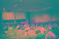 A collection of photographs from the NeSC's lecture on 'The Grid Problem' given in the Michael Swann Lecture Theatre in January 2002.