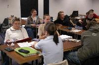 A set of images from a tutorial run by Dr. Marialuisa Aliotta involving the PRS clicker system.  Possibly the first tutorial involving clickers, Likely in 2006.  32 images.