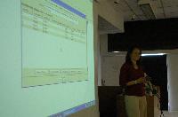 A set of images from a tutorial run by Dr. Marialuisa Aliotta involving the PRS clicker system.  Possibly the first tutorial involving clickers, Likely in 2006.  32 images.