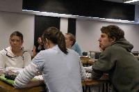 A set of images from a tutorial run by Dr. Marialuisa Aliotta involving the PRS clicker system.  Possibly the first tutorial involving clickers, Likely in 2006.  32 images.