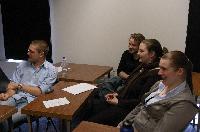 A set of images from a tutorial run by Dr. Marialuisa Aliotta involving the PRS clicker system.  Possibly the first tutorial involving clickers, Likely in 2006.  32 images.